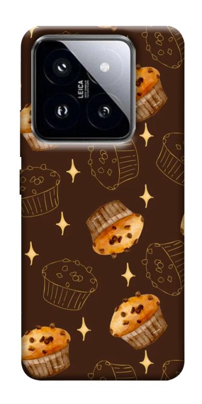 Чохол itsPrint Chocolate muffins для Xiaomi 14 Pro, їжа, купити оптом з доставкою