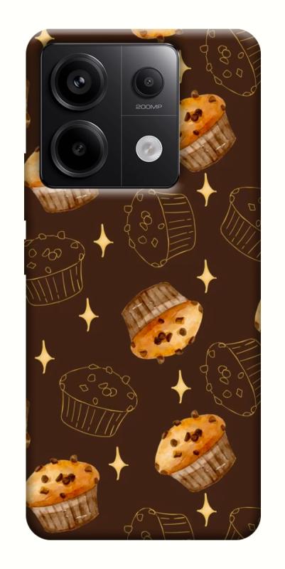 Чехол itsPrint Chocolate muffins для Xiaomi Redmi Note 13 Pro 4G, еда, купить оптом с доставкой