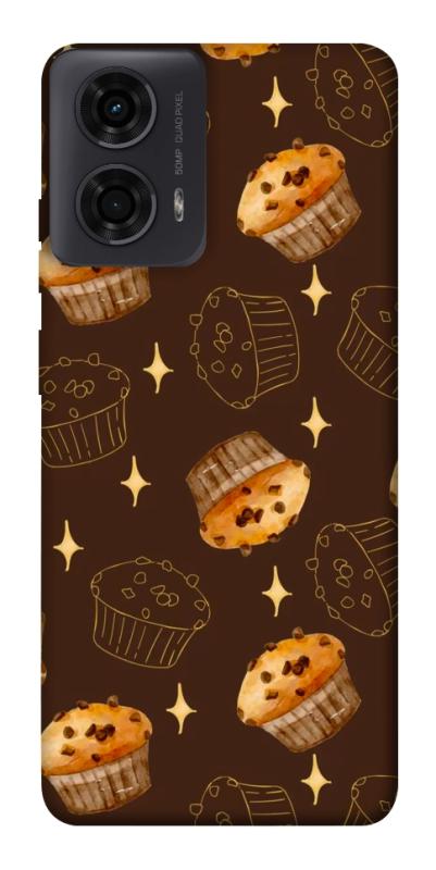 Чехол itsPrint Chocolate muffins для Motorola Moto G24, еда, купить оптом с доставкой