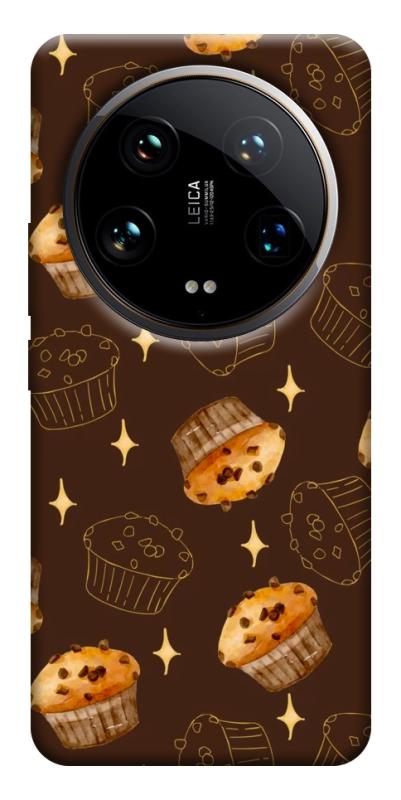 Чехол itsPrint Chocolate muffins для Xiaomi 14 Ultra, еда, купить оптом с доставкой