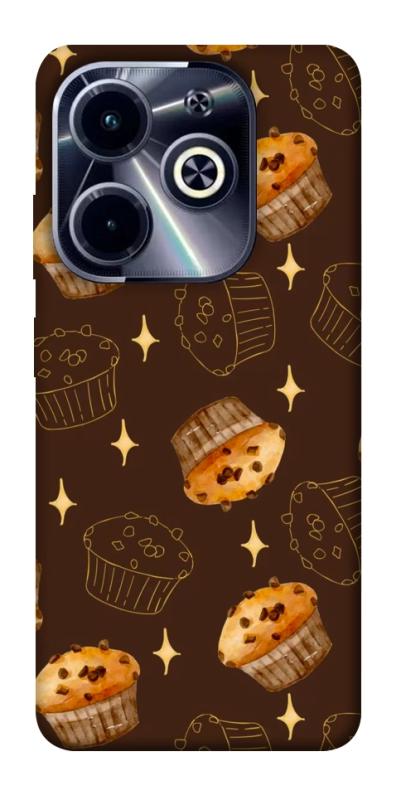 Чехол itsPrint Chocolate muffins для Infinix Hot 40i, еда, купить оптом с доставкой