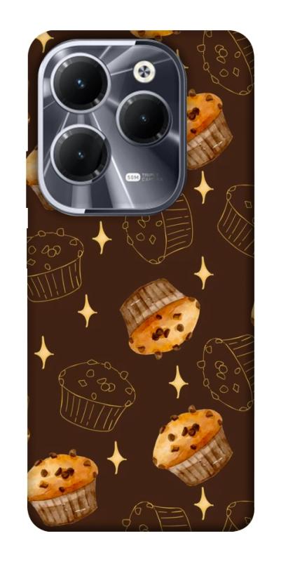 Чехол itsPrint Chocolate muffins для Infinix Hot 40, еда, купить оптом с доставкой