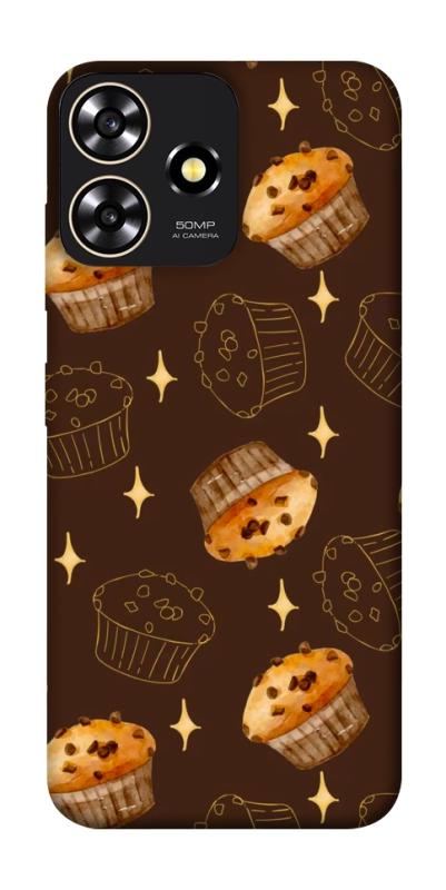 Чехол itsPrint Chocolate muffins для ZTE Blade A73 4G, еда, купить оптом с доставкой