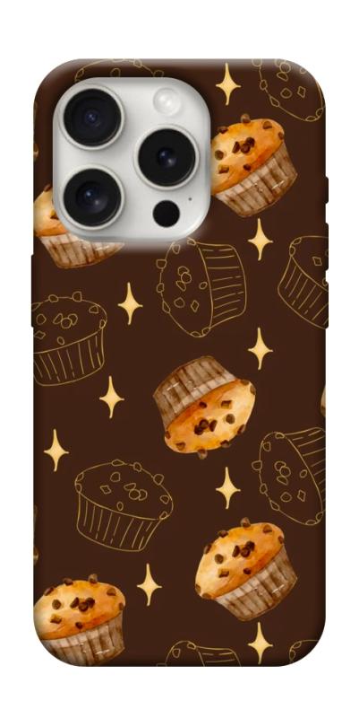 Чехол itsPrint Chocolate muffins для Apple iPhone 16 Pro (6.3"), еда, купить оптом с доставкой