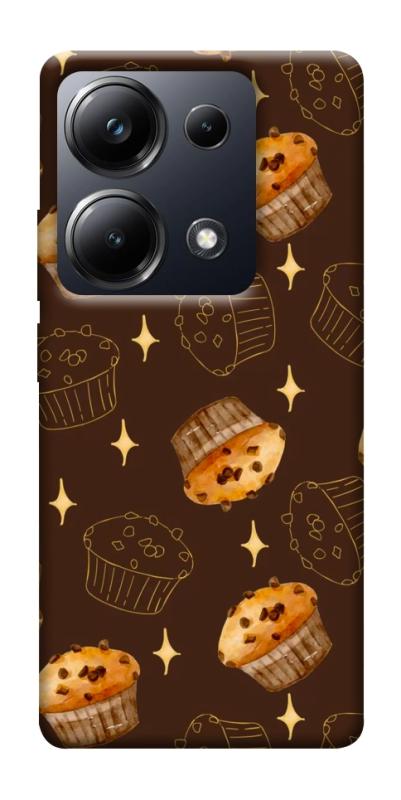 Чехол itsPrint Chocolate muffins для Xiaomi Redmi 13 4G / Poco M6 4G, еда, купить оптом с доставкой