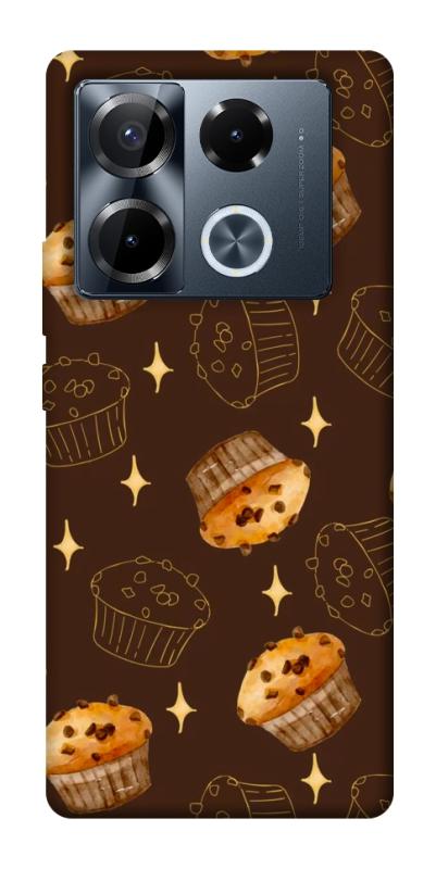 Чехол itsPrint Chocolate muffins для Infinix Note 40 Pro 4G, еда, купить оптом с доставкой