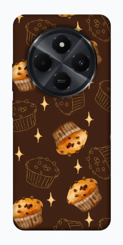 Чехол itsPrint Chocolate muffins для Xiaomi Redmi 14C / Poco C75, еда, купить оптом с доставкой