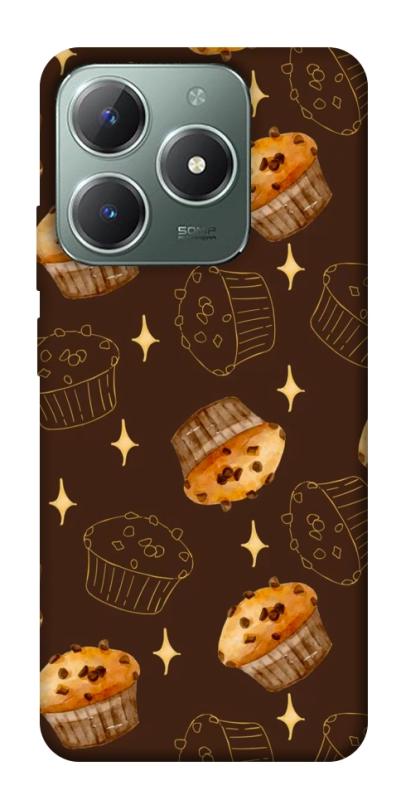 Чехол itsPrint Chocolate muffins для Realme C61 4G, еда, купить оптом с доставкой