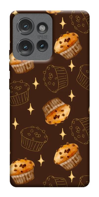 Чехол itsPrint Chocolate muffins для Motorola Edge 50, еда, купить оптом с доставкой