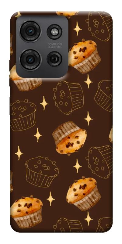 Чехол itsPrint Chocolate muffins для Motorola Moto G75 5G, еда, купить оптом с доставкой