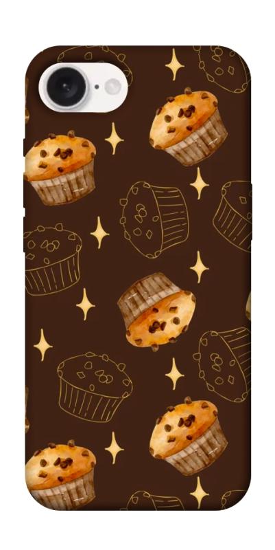 Чехол itsPrint Chocolate muffins для Apple iPhone 16e (6.1"), еда, купить оптом с доставкой