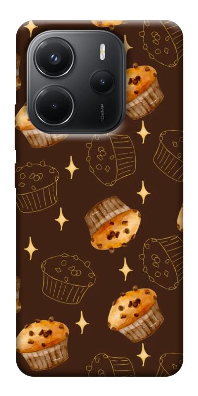 Чехол itsPrint Chocolate muffins для Xiaomi Redmi Note 14 4G (Int. version), еда, купить оптом с доставкой