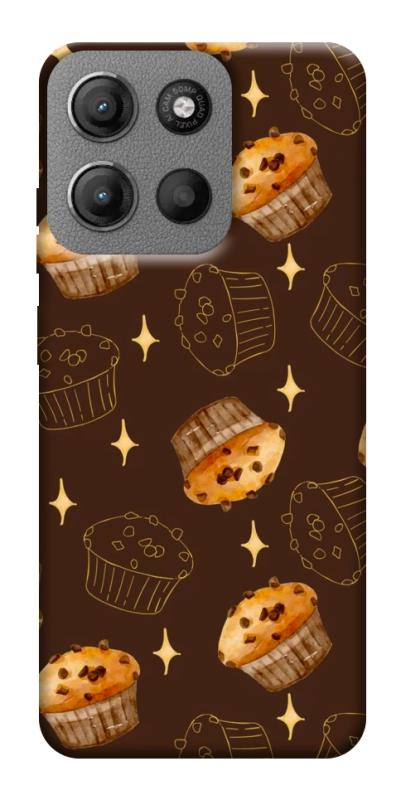 Чехол itsPrint Chocolate muffins для Motorola Moto G15 4G, еда, купить оптом с доставкой