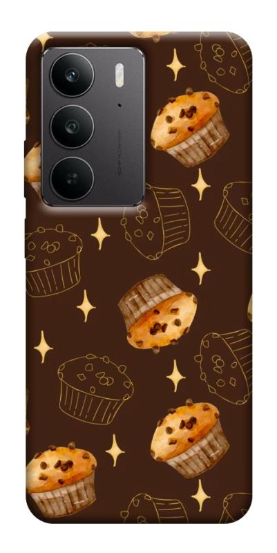 Чехол itsPrint Chocolate muffins для Realme C75, еда, купить оптом с доставкой