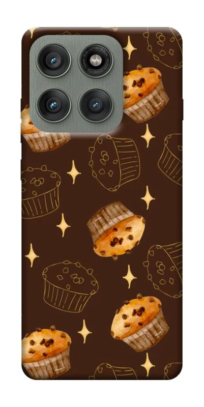 Чехол itsPrint Chocolate muffins для Motorola Edge 60 Pro, еда, купить оптом с доставкой