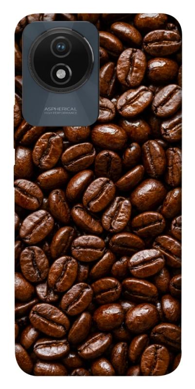 Чехол itsPrint Coffee beans для Vivo Y02, еда, купить оптом с доставкой