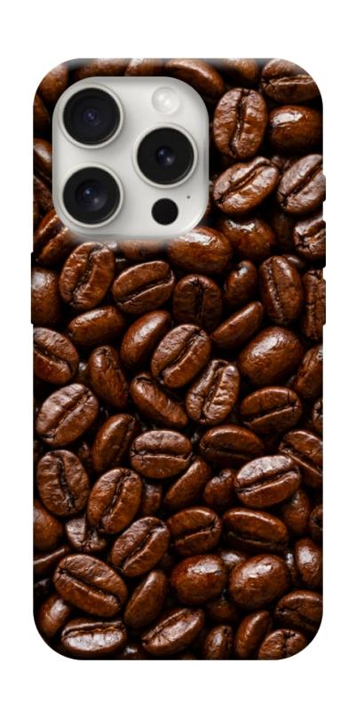 Чехол itsPrint Coffee beans для Apple iPhone 16 Pro (6.3"), еда, купить оптом с доставкой