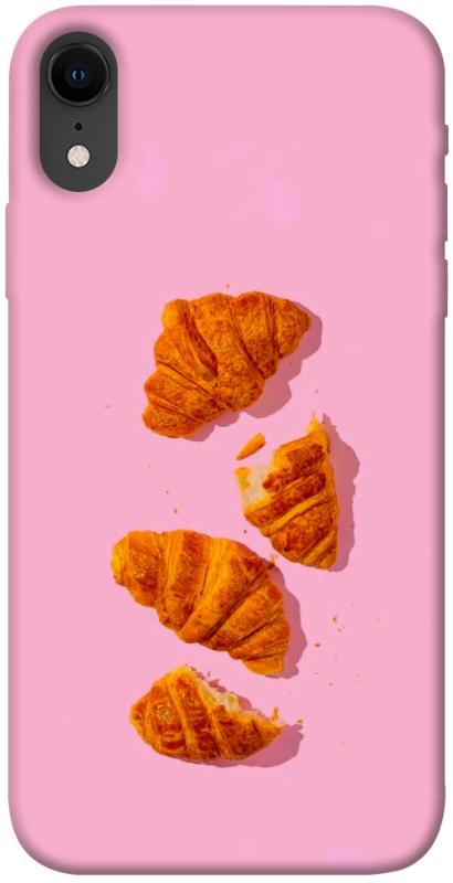 Чехол itsPrint Croissant для Apple iPhone XR (6.1"), еда, купить оптом с доставкой