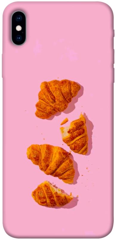 Чехол itsPrint Croissant для Apple iPhone XS Max (6.5"), еда, купить оптом с доставкой