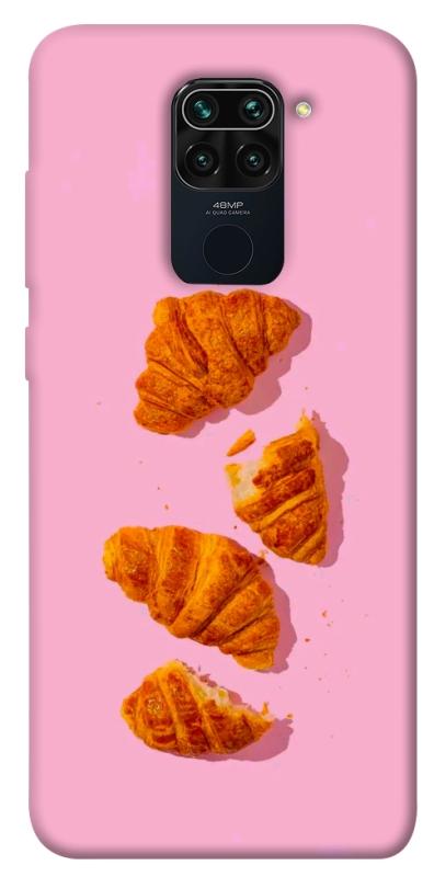 Чехол itsPrint Croissant для Xiaomi Redmi Note 9 / Redmi 10X, еда, купить оптом с доставкой