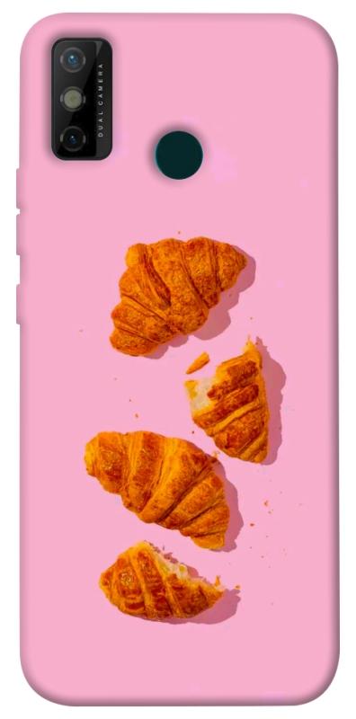 Чехол itsPrint Croissant для TECNO Spark 6 Go, еда, купить оптом с доставкой