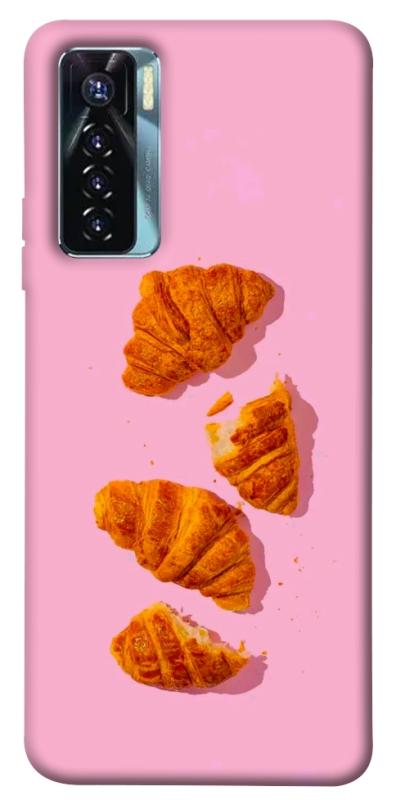 Чехол itsPrint Croissant для TECNO Camon 17 Pro, еда, купить оптом с доставкой
