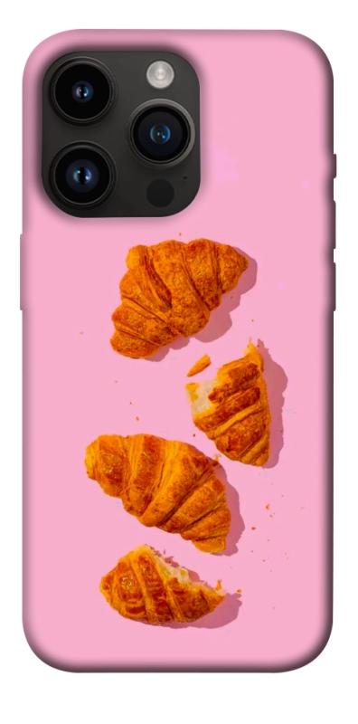 Чехол itsPrint Croissant для Apple iPhone 14 Pro (6.1"), еда, купить оптом с доставкой