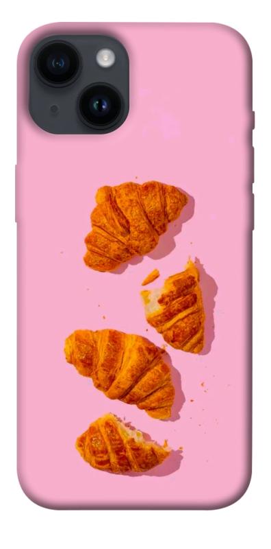 Чехол itsPrint Croissant для Apple iPhone 14 (6.1"), еда, купить оптом с доставкой