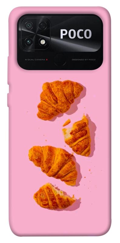 Чехол itsPrint Croissant для Xiaomi Poco C40, еда, купить оптом с доставкой