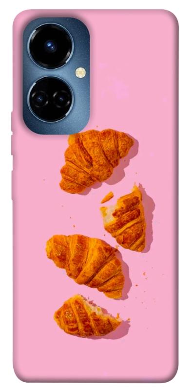 Чехол itsPrint Croissant для TECNO Camon 19 (CI6n) / 19 Pro (CI8n), еда, купить оптом с доставкой