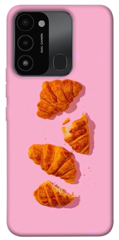 Чехол itsPrint Croissant для Tecno Spark Go 2022 (KG5m), еда, купить оптом с доставкой