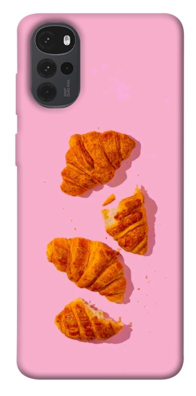 Чехол itsPrint Croissant для Motorola Moto G22, еда, купить оптом с доставкой