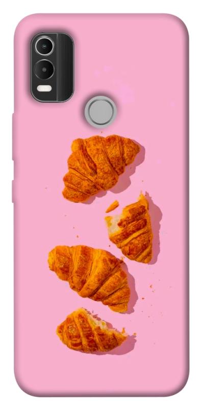 Чехол itsPrint Croissant для Nokia C21 Plus, еда, купить оптом с доставкой