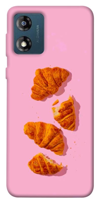 Чехол itsPrint Croissant для Motorola Moto E13, еда, купить оптом с доставкой