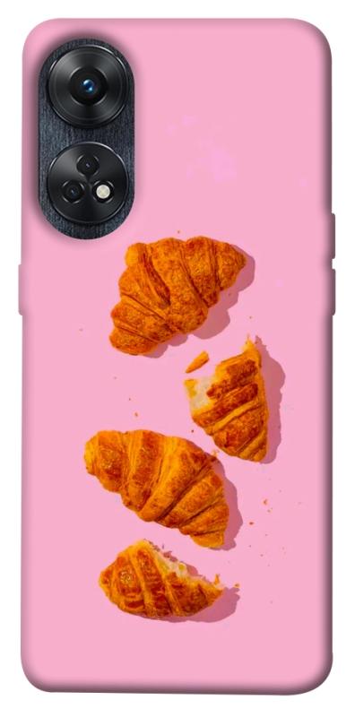 Чехол itsPrint Croissant для Oppo Reno 8 T 4G, еда, купить оптом с доставкой