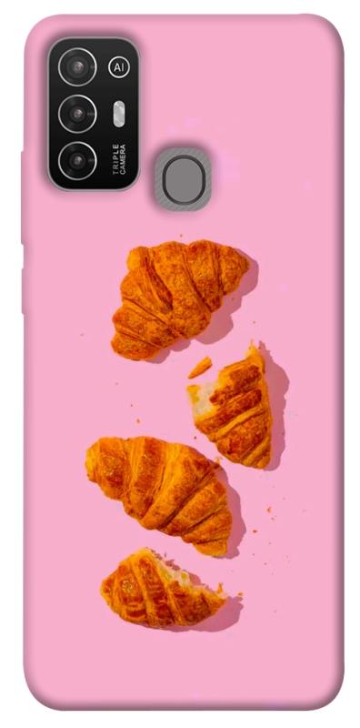 Чехол itsPrint Croissant для ZTE Blade A52, еда, купить оптом с доставкой