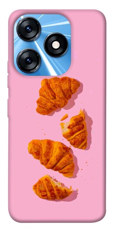 Чехол itsPrint Croissant для TECNO Spark 10 Pro, еда, купить оптом с доставкой