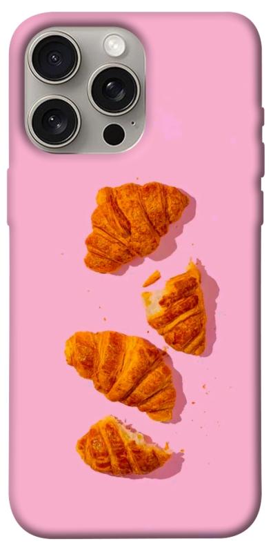 Чохол itsPrint Croissant для Apple iPhone 15 Pro Max (6.7"), їжа, купити оптом з доставкою