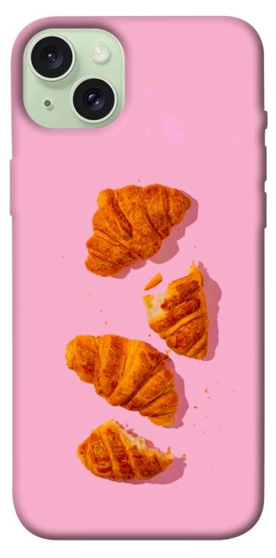 Чехол itsPrint Croissant для Apple iPhone 15 Plus (6.7"), еда, купить оптом с доставкой