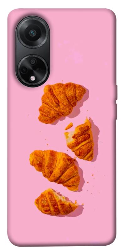 Чехол itsPrint Croissant для Oppo A58 4G, еда, купить оптом с доставкой