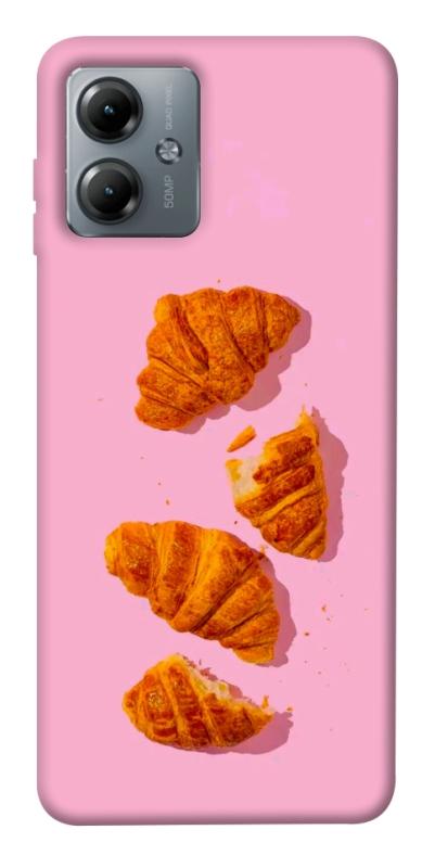 Чехол itsPrint Croissant для Motorola Moto G14, еда, купить оптом с доставкой