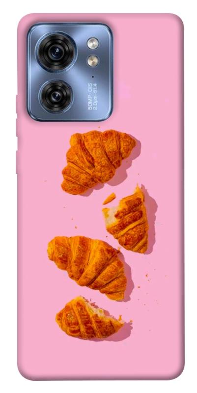 Чехол itsPrint Croissant для Motorola Edge 40, еда, купить оптом с доставкой