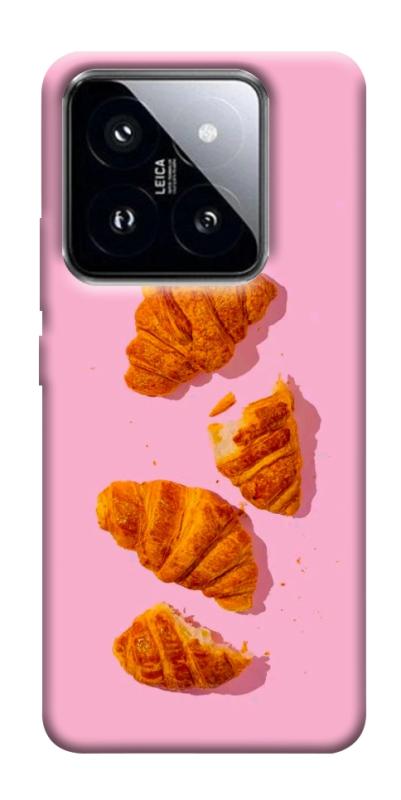 Чохол itsPrint Croissant для Xiaomi 14 Pro, їжа, купити оптом з доставкою