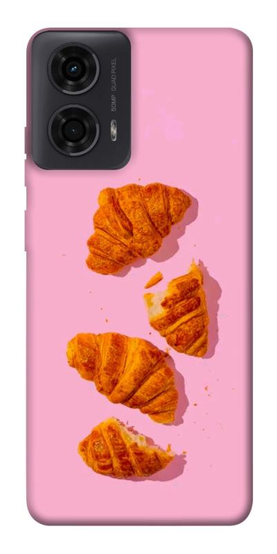 Чехол itsPrint Croissant для Motorola Moto G24, еда, купить оптом с доставкой