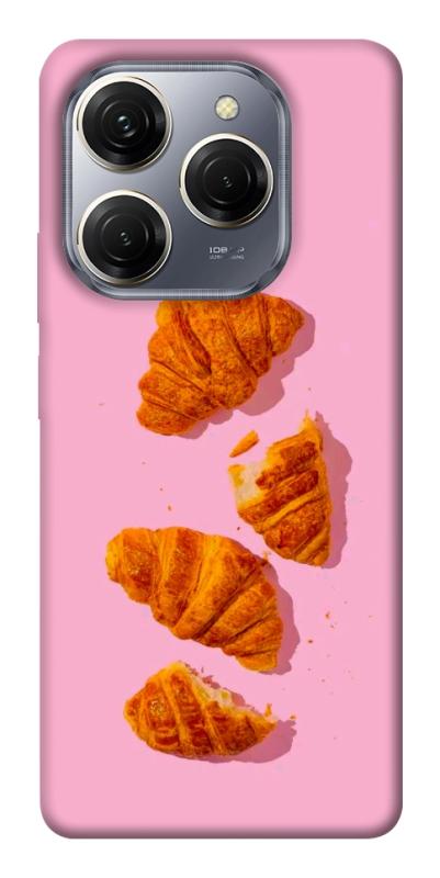 Чехол itsPrint Croissant для TECNO Spark 20 Pro, еда, купить оптом с доставкой