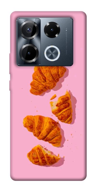 Чехол itsPrint Croissant для Infinix Note 40 Pro 4G, еда, купить оптом с доставкой