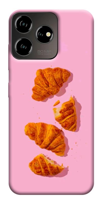 Чехол itsPrint Croissant для ZTE Blade V50 Desing 4G, еда, купить оптом с доставкой