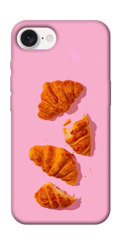 Чехол itsPrint Croissant для Apple iPhone 16e (6.1"), еда, купить оптом с доставкой