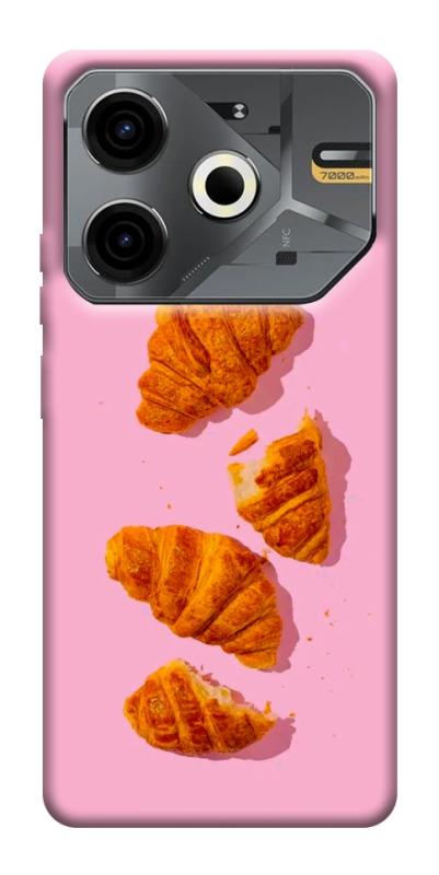 Чехол itsPrint Croissant для TECNO Pova 6 Neo (LI6), еда, купить оптом с доставкой