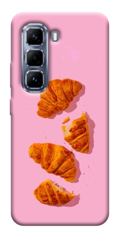 Чехол itsPrint Croissant для Infinix Hot 50 Pro, еда, купить оптом с доставкой